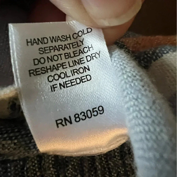 Drew Anthropologie Stripe Linen Cropped Tie Top Size Medium - Picture 11 of 11